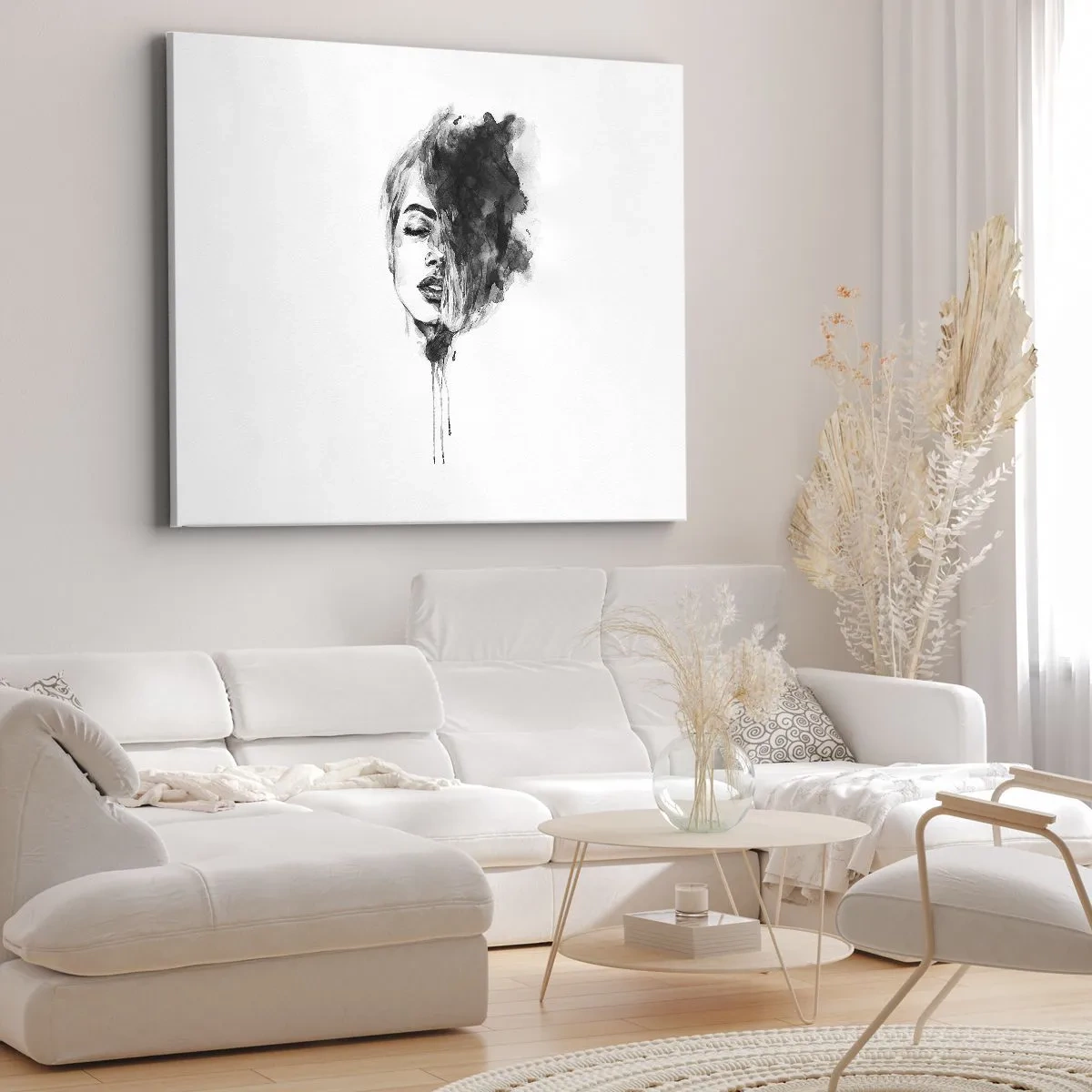 Obraz na plátně - O čem sní dívka - 120x80 cm