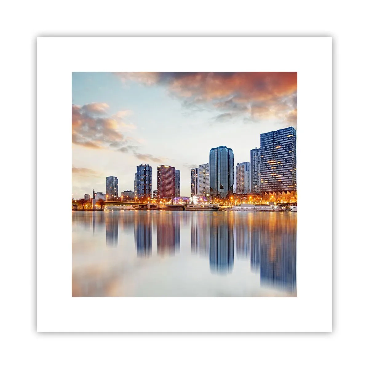 Plakát - Monumentální klid Paříže - 30x30 cm