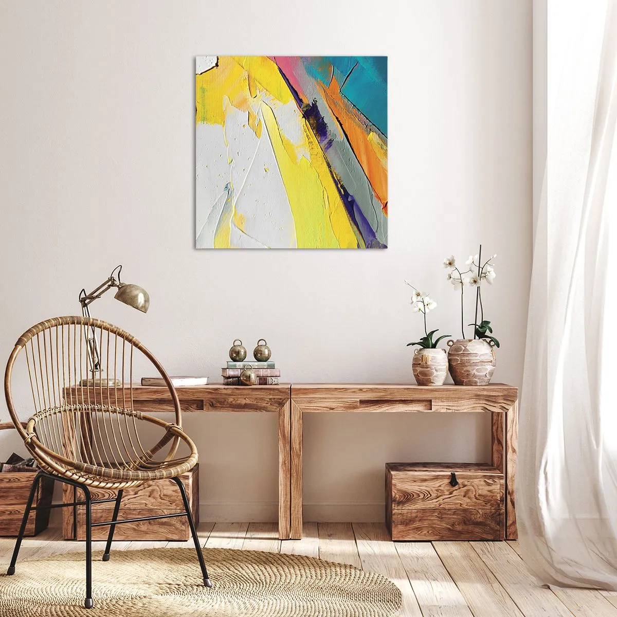 Obraz na plátně - Anatomie světla - 50x50 cm