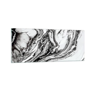 Obraz na skle - Na začátku byl chaos - 100x40 cm