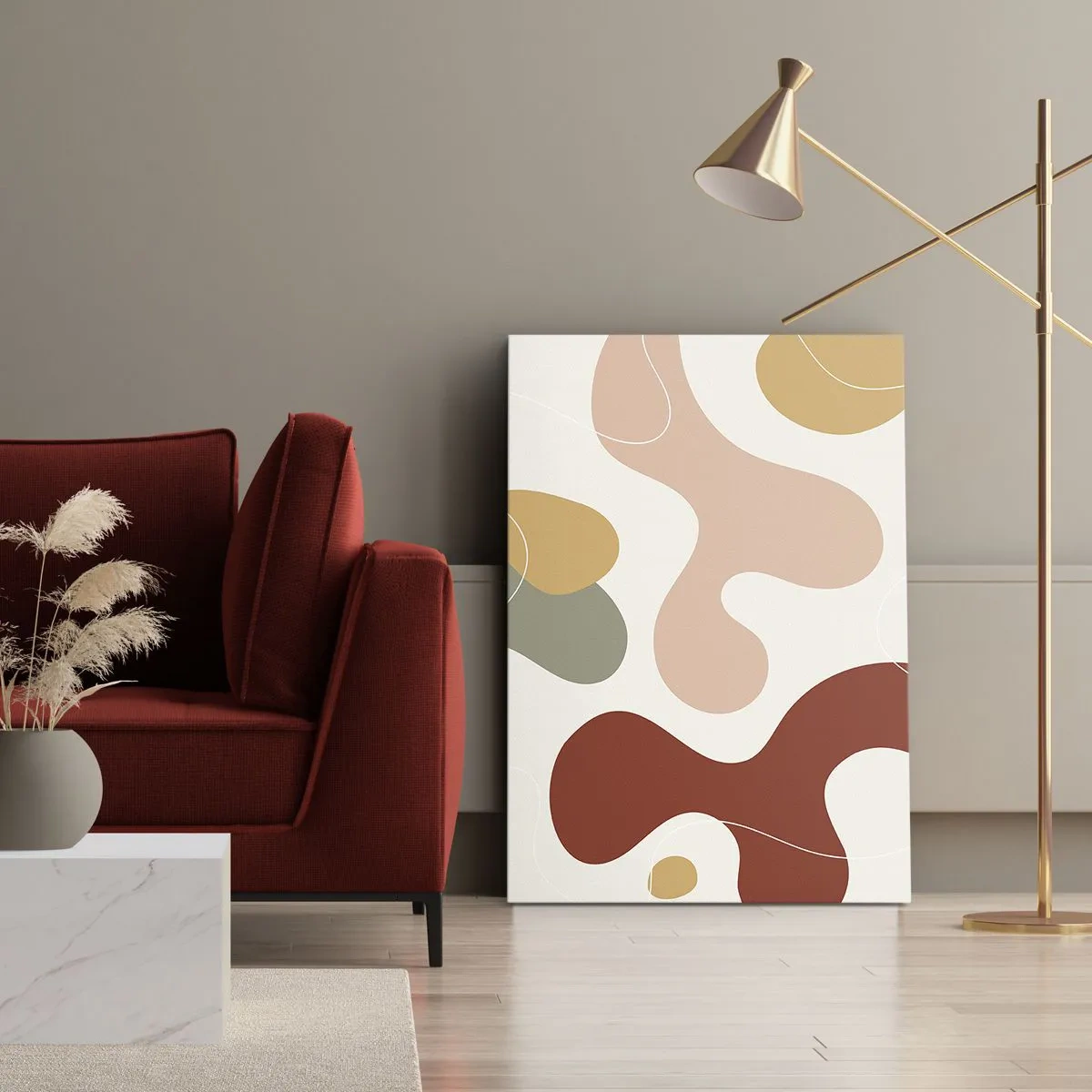 Obraz na plátně - Klikyháky - 55x100 cm