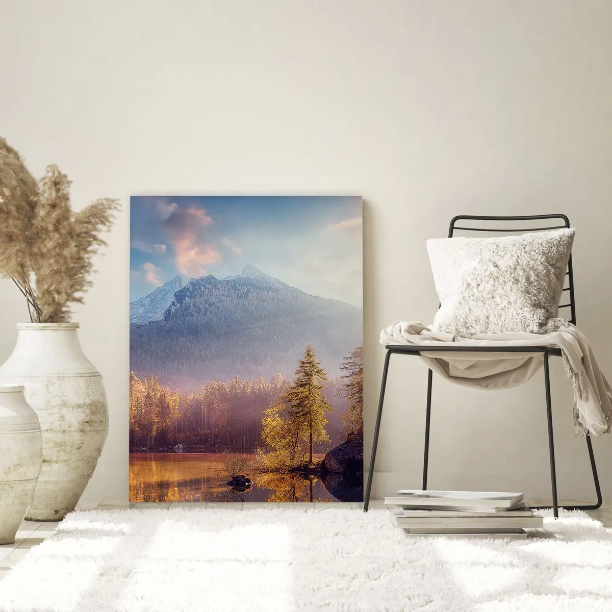 Obraz na skle - V horách a údolích - 80x120 cm