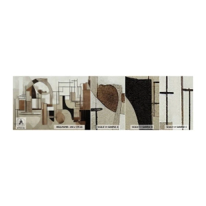 Vzor Fototapety Samolepicí Deluxe Sticker - Městská krajina 2.0 - Abstrakce, Kus, Tvary - 100x30 cm