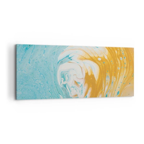 Obraz na plátně - Pastelový vír - 120x50 cm