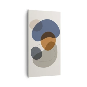 Obraz na plátně - Kapky barev - 65x120 cm