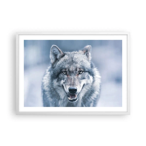 Plakát v bílém rámu - Přijmete tuto výzvu? - 70x50 cm