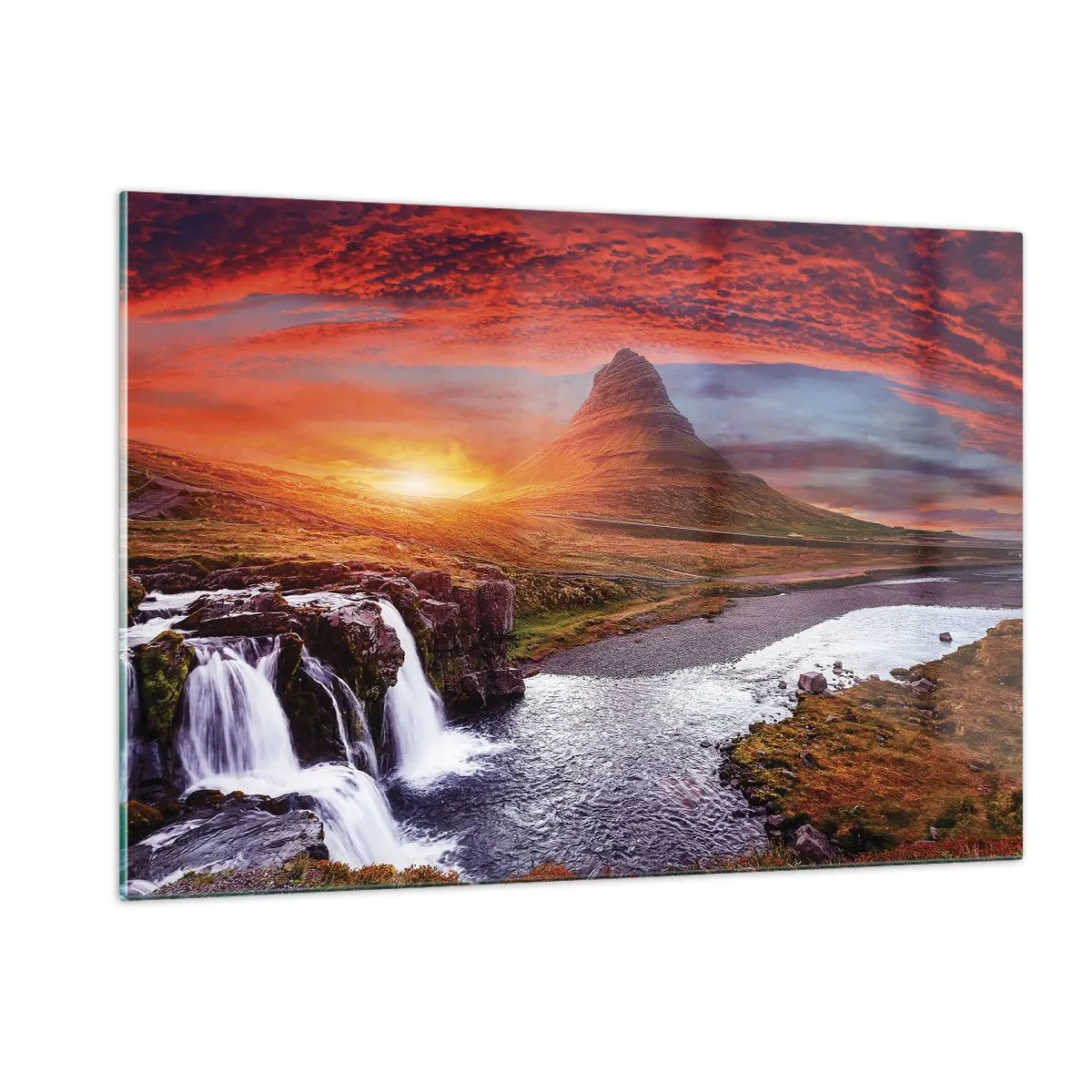 Obraz na skle - Pohled na Středozem - 120x80 cm