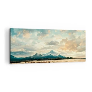 Obraz na plátně - Pod ochranou nebe - 100x40 cm
