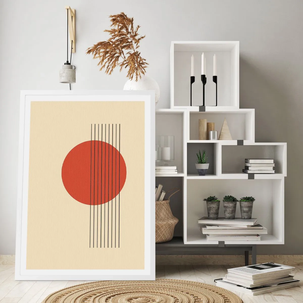 Plakát v bílém rámu - Pořád dokola - 70x100 cm