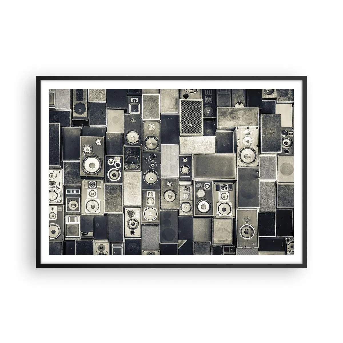Plakát v černém rámu - A vše je v pořádku - 100x70 cm