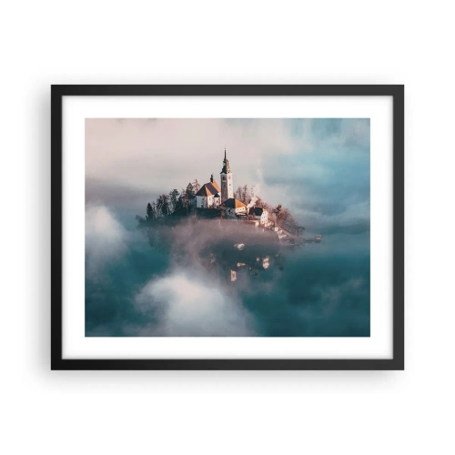 Plakát v černém rámu - Ostrov snů - 50x40 cm