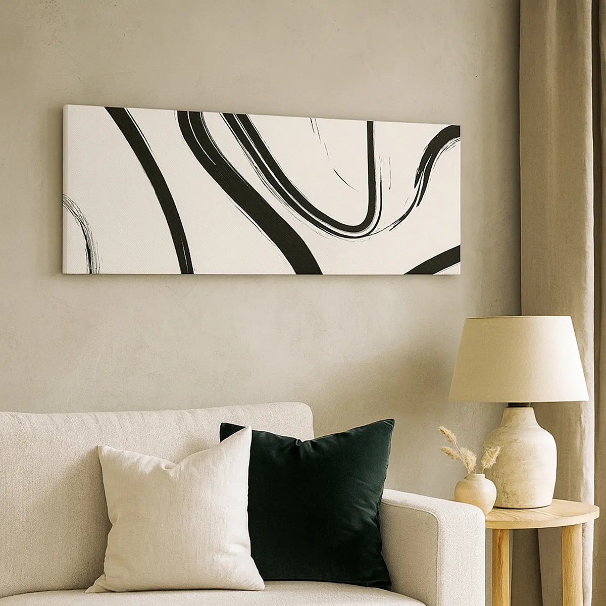 Obraz na plátně - Černobílý rozmar - 30x30 cm