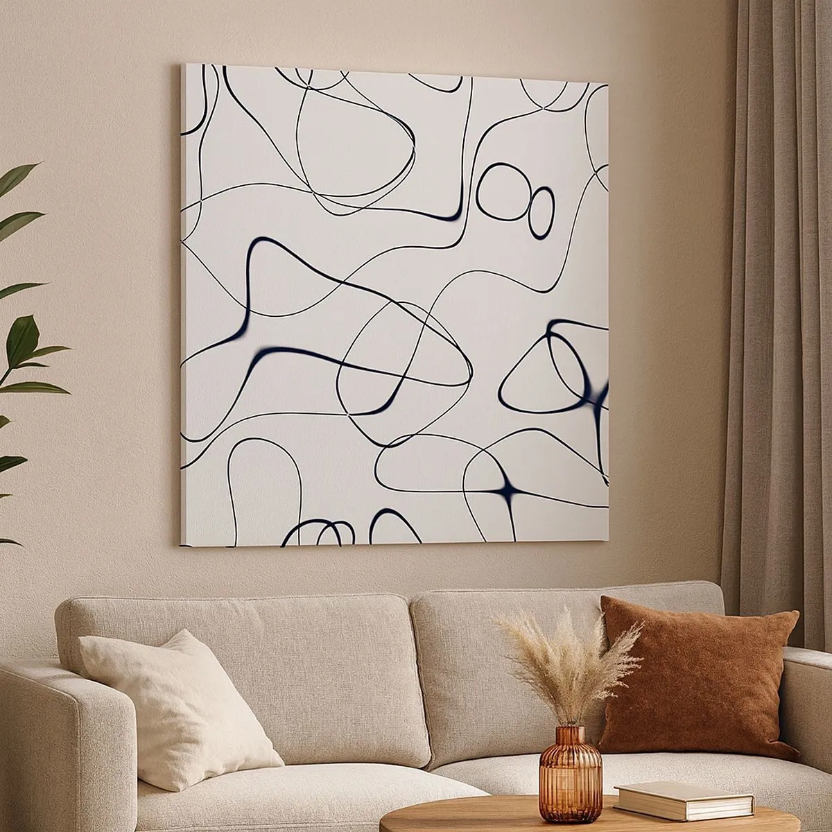 Obraz na plátně - Cesty života, zákruty osudu - 30x30 cm