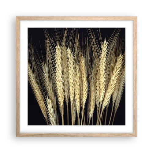 Plakát v rámu světlý dub - Rustikální magie - 50x50 cm