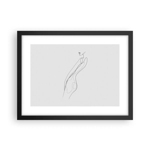 Plakát v černém rámu - Pouze slib - 40x30 cm