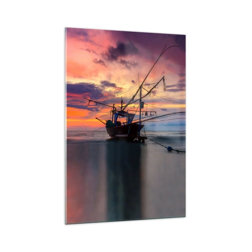 Obraz na skle - Exotický večer - 70x100 cm