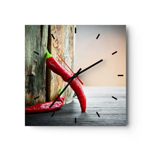 Nástěnné hodiny - Red hot chili peppers - 30x30 cm