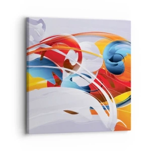 Obraz na plátně - Tanec živlů - 30x30 cm