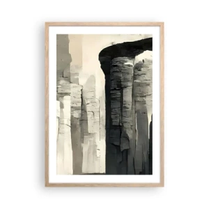 Plakát v rámu světlý dub - Majestátnost starožitnosti - 50x70 cm