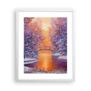 Plakát v bílém rámu - Sejdeme se zde - 40x50 cm