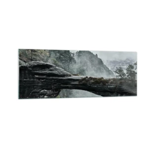 Obraz na skle - Dobrodružství právě začíná - 140x50 cm