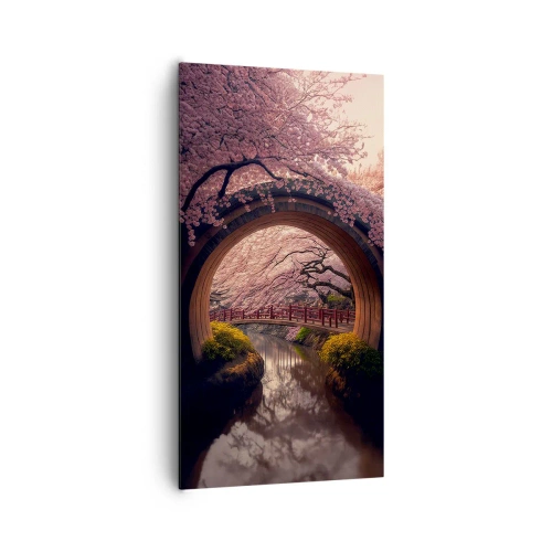Obraz na plátně - Japonské jaro - 65x120 cm