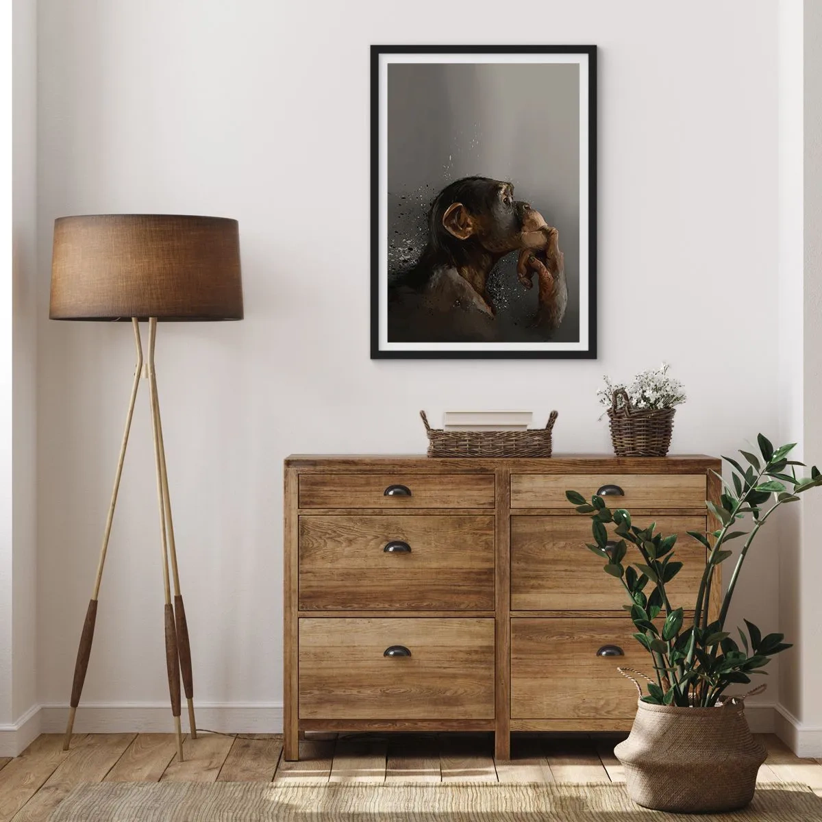 Plakát v černém rámu - Určitě myslitel - 61x91 cm