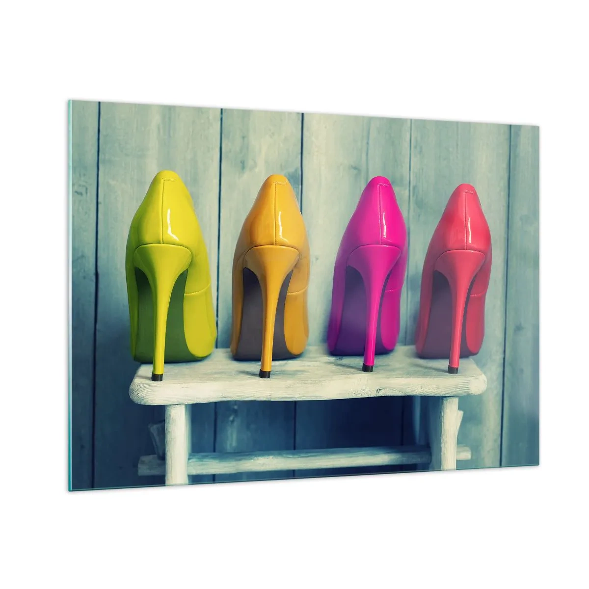 Obraz na skle - Procházkou po duze - 100x70 cm