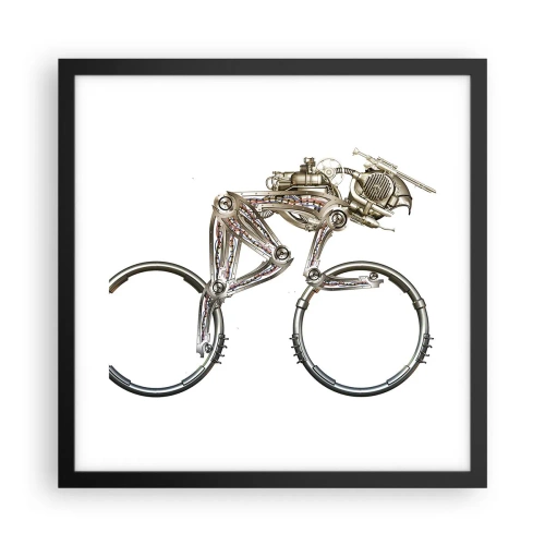 Plakát v černém rámu - Úžasný stroj - 40x40 cm