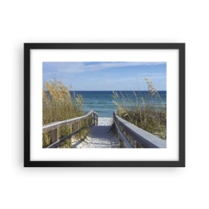 Plakát v černém rámu - Na slunci, ve větru - 40x30 cm