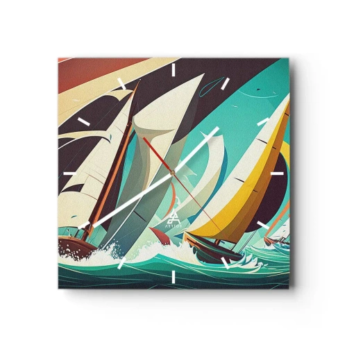 Nástěnné hodiny - Jak vycházet s živly - 40x40 cm