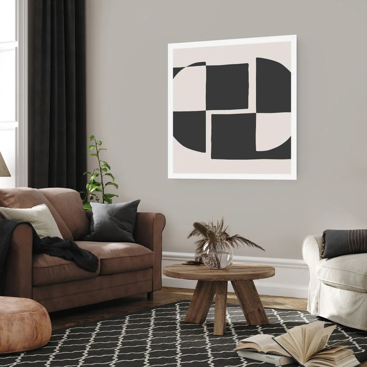 Plakát - Antitéza – syntéza - 60x60 cm