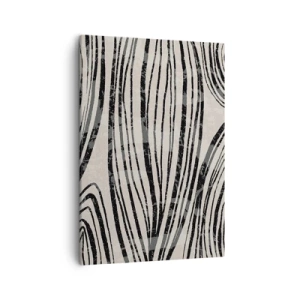 Obraz na plátně - Močál s liniemi - 50x70 cm