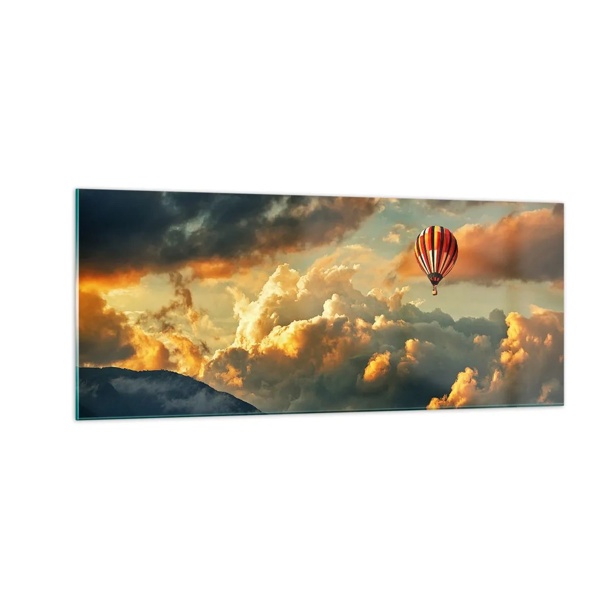 Obraz na skle - Letím, protože chci - 100x40 cm