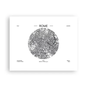 Plakát - Anatomie Říma - 50x40 cm