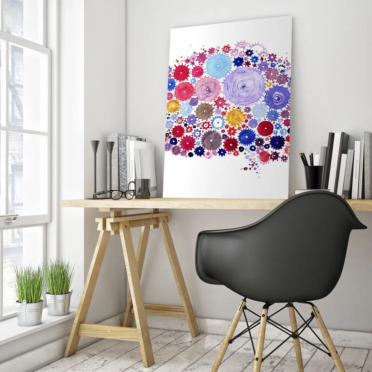 Obraz na skle - Nejdokonalejší mašinérie přírody - 50x70 cm