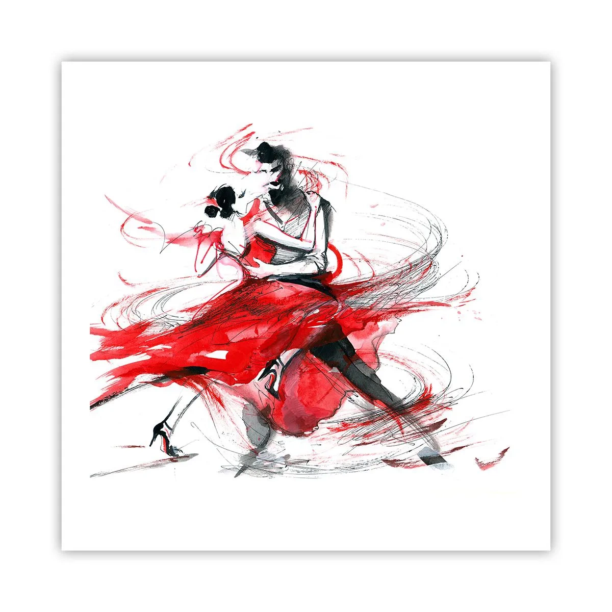 Plakát - Tango - rytmus náruživostí - 60x60 cm