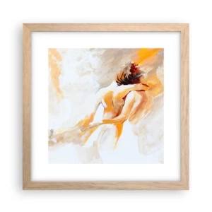 Plakát v rámu světlý dub - Blízkost v nebi - 30x30 cm