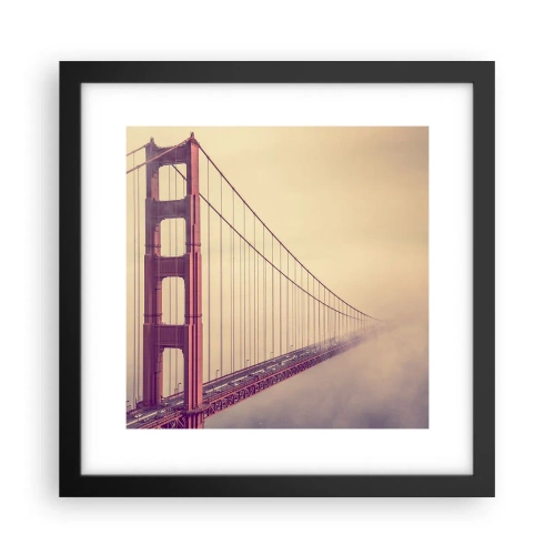 Plakát v černém rámu - Mezi nebem a zemí - 30x30 cm