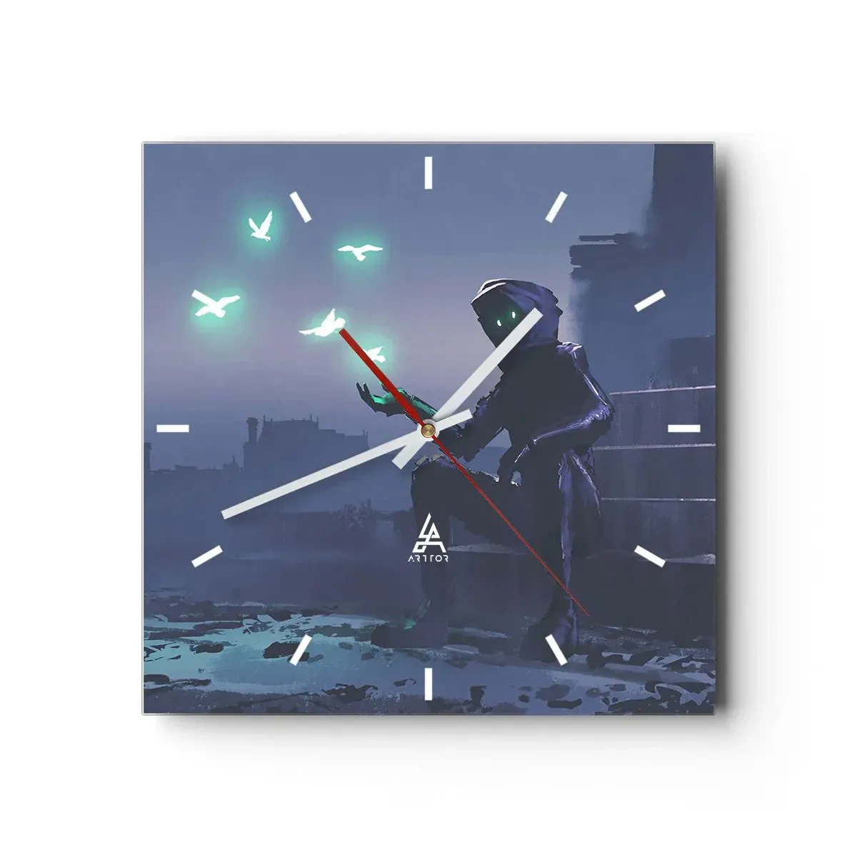 Nástěnné hodiny - Život se vrátí - 40x40 cm