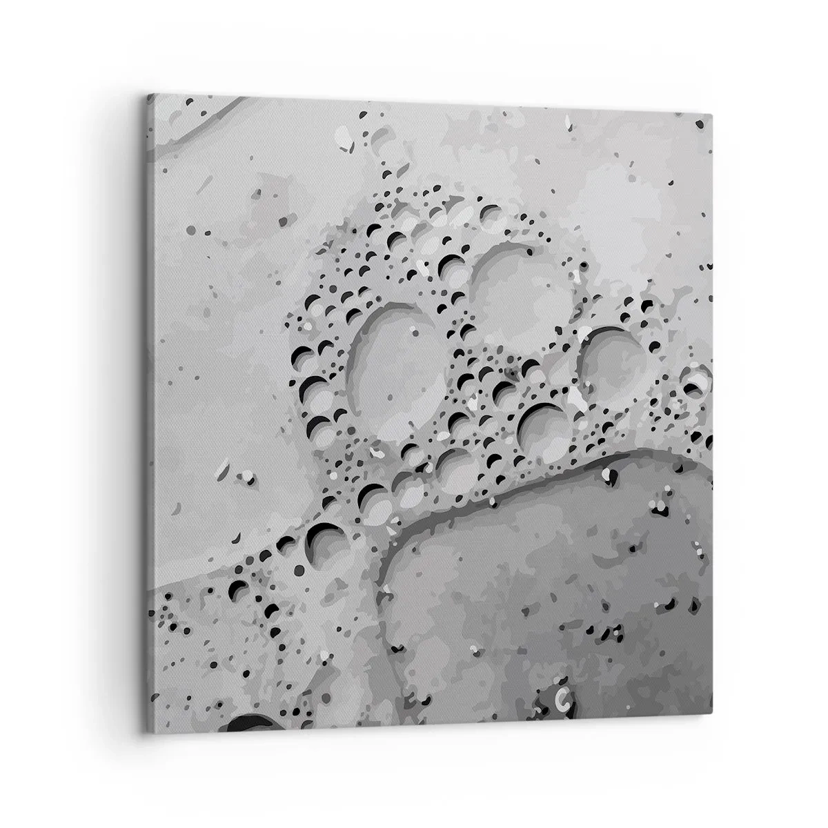 Obraz na plátně - Stopa po zpěněném - 60x60 cm