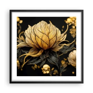 Plakát v černém rámu - Jemná křehkost - 50x50 cm