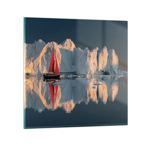 Obraz na skle - Na okraji světa - 60x60 cm