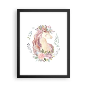 Plakát v černém rámu - Pozvánka do říše pohádek - 30x40 cm