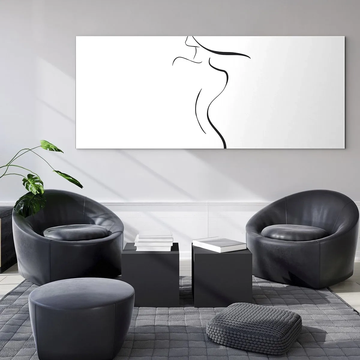 Obraz na skle - Nepolapitelná jako vlna - 120x50 cm