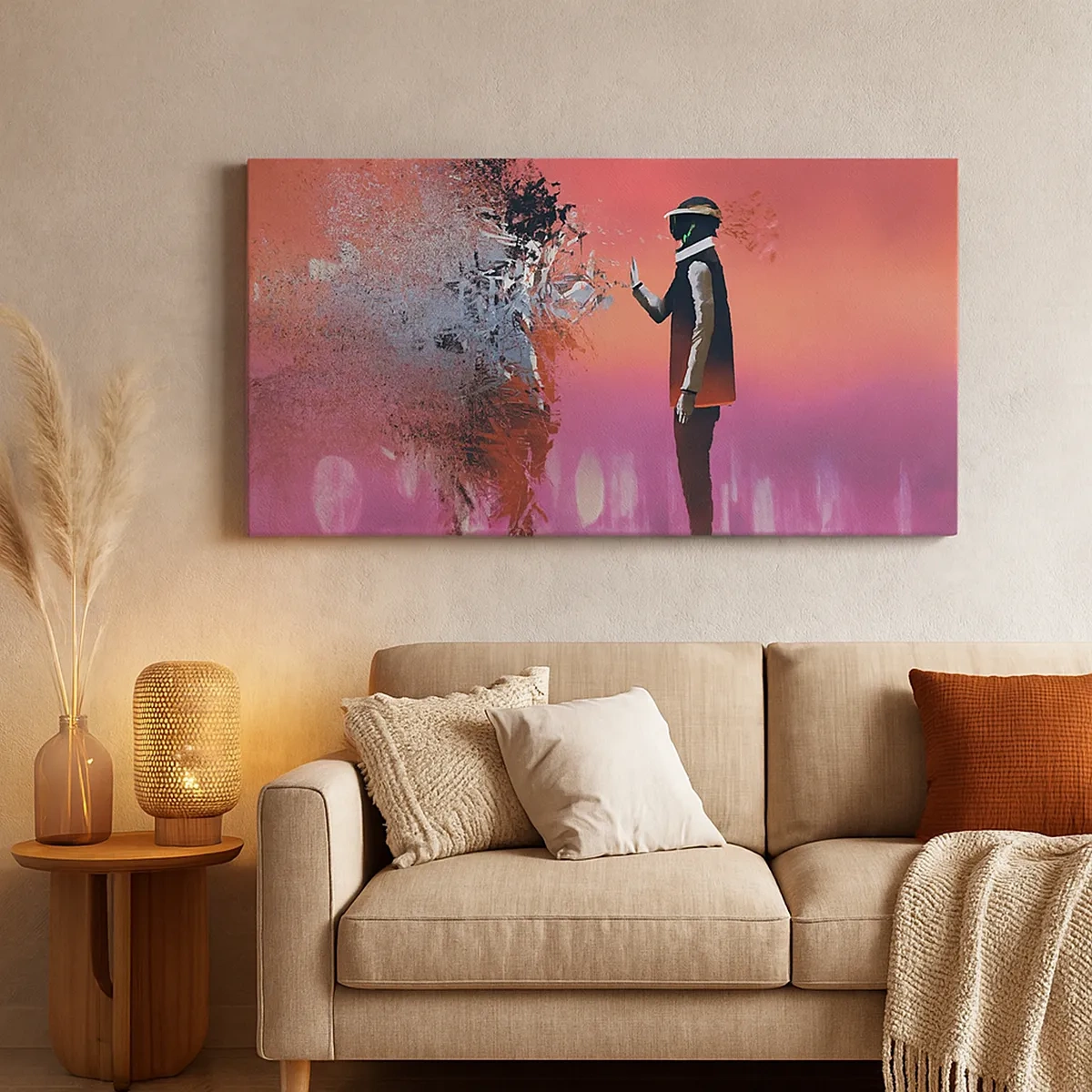 Obraz na plátně - Lze nahlédnut do sebe? - 30x30 cm