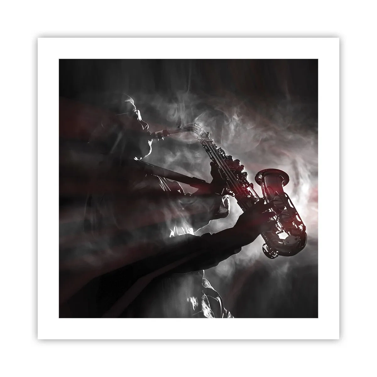 Plakát - V oparu jazzu - 50x50 cm