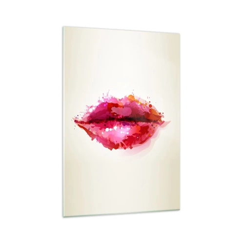 Obraz na skle - Červenější než červená - 70x100 cm