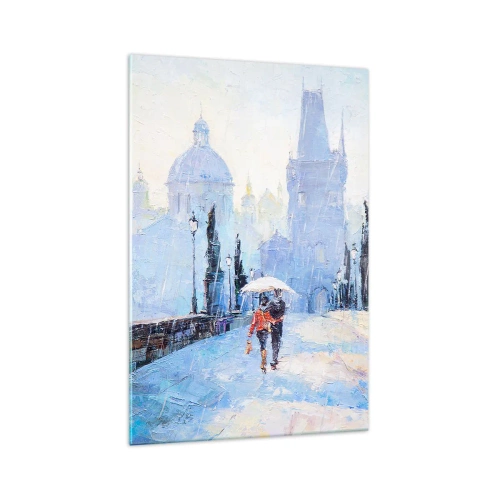 Obraz na skle - Nás musel okouzlit déšť - 70x100 cm
