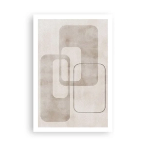 Plakát - Geometrická fuga - 61x91 cm
